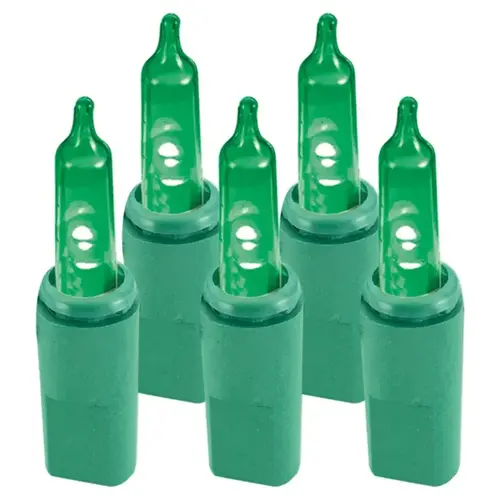 Light Set, 4.8 (0.04 amps) W, 70-Lamp, LED Lamp, Green Lamp - pack of 12