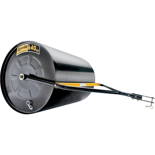 Lawn Roller, 640 lb Drum, Steel