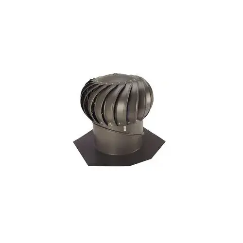 LOMANCO BIB12WB Whirlybird Turbine Ventilator, 12 in Dia Throat, Aluminum, Weathered Bronze