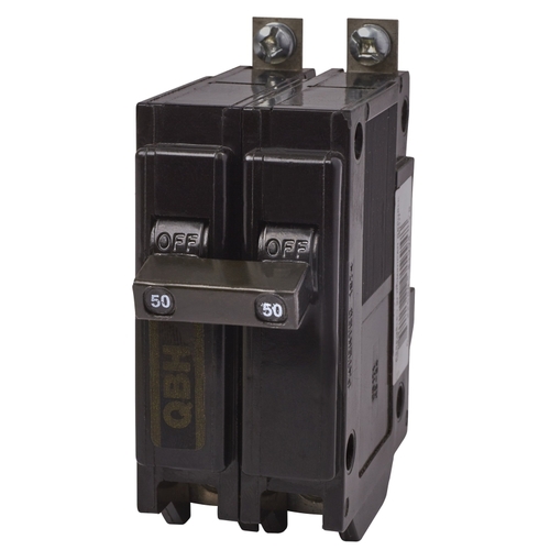 Eaton QBH250 Replacement Classic Circuit Breaker, Type QBH, 50 A, 2 -Pole, 120/240 VAC