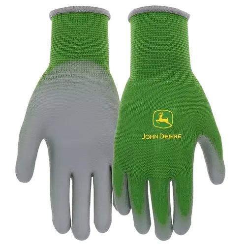 John Deere JD37200-Y GLOVE PU PALM GRN SHELL YOUTH Pair