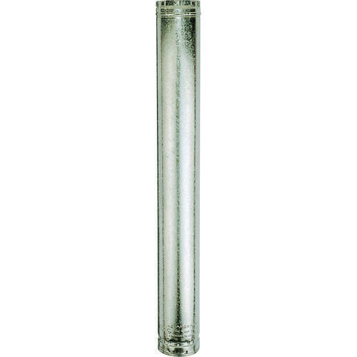 AmeriVent 3E5-XCP6 Type B Gas Vent Pipe, 3 in OD, 5 ft L, Galvanized Steel - pack of 6
