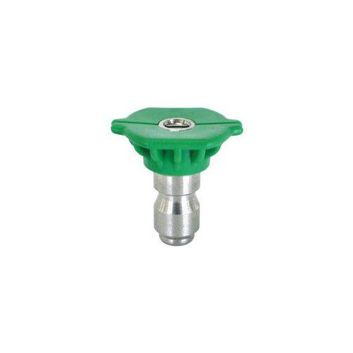 VALLEY INDUSTRIES PK-85226030 Spray Nozzle, 25 deg Angle, #30 Nozzle, Quick Connect Green