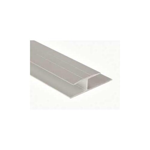 Expansion Joint, 8 ft L, Aluminum, Satin Clear Anodized