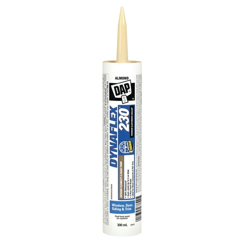 DAP 74086 DYNAFLEX 230 Sealant, Almond, 40 to 100 deg F, 300 mL Cartridge