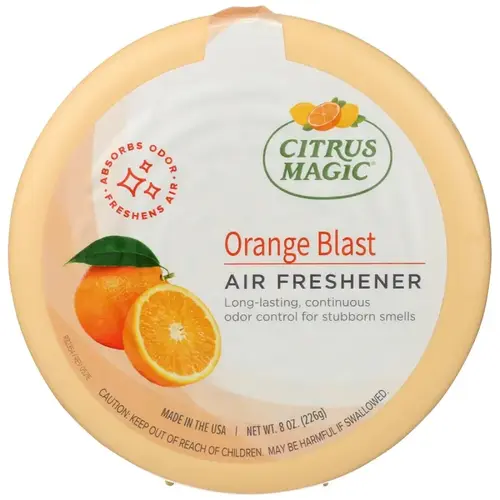 Air Freshener, 8 oz, Orange Blast, 42 to 56 days-Day Freshness White/Yellow