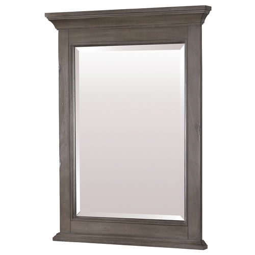 Foremost BAGM2432 Brantley Series Framed Mirror, Rectangular, 24 in W, 32 in H, Wood Frame, Wall Mounting