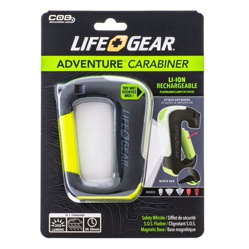 Life+Gear 41-3932 Flashlight, Battery, 250 Lumens Lumens