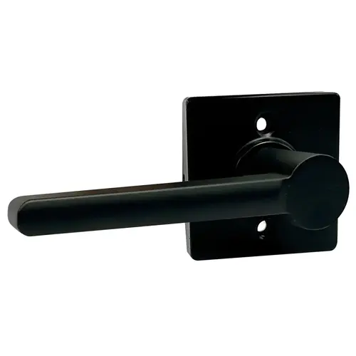 Dummy Lock, Lever, Contemporary, Matte Black