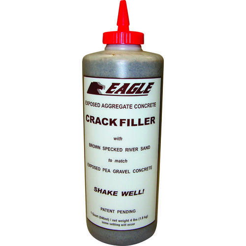Crack Filler, Brown/Gray/White, 1 qt Squeeze Bottle