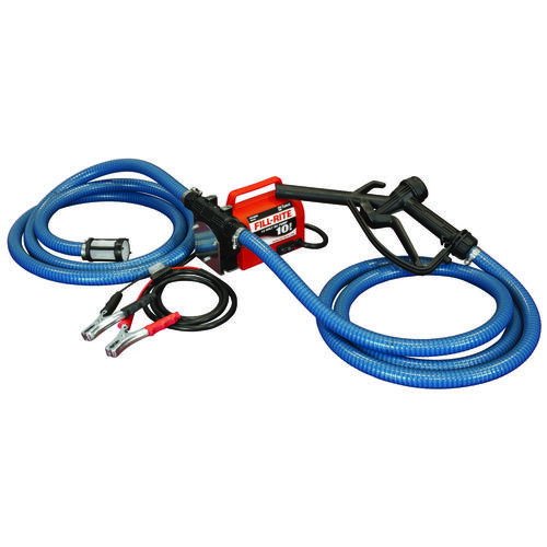 Fuel Transfer Pump, Motor: 1/4 hp, 12 VDC, 20 A, 2800 rpm, 30 min Duty Cycle, 8 ft L Suction Tube