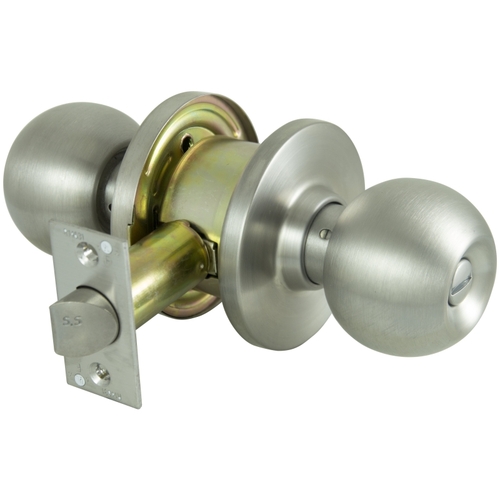 KNOBSET PRIVACY GRADE 2 S/S Stainless Steel