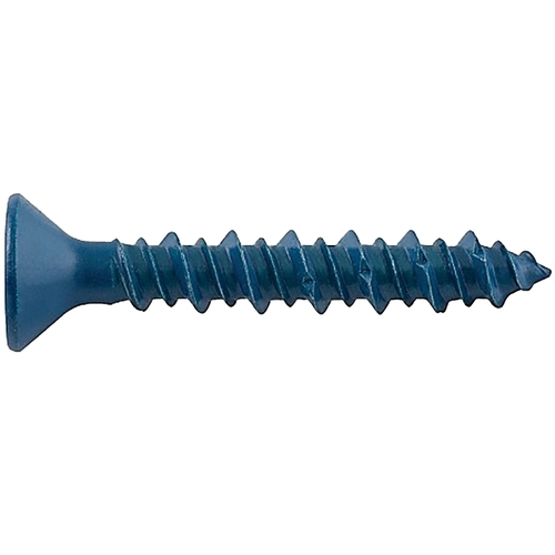 UltraCon+ Series Concrete Screw Anchor, 3/16 in Dia, 1-3/4 in L, Carbon Steel, Zinc Stalgard - pack of 100