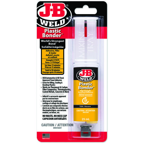 J-B Weld 50133F Urethane Adhesive, Beige, 25 mL Syringe