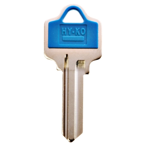 Key Blank, Plastic, For: American Cabinet, House Locks and Padlocks Blue