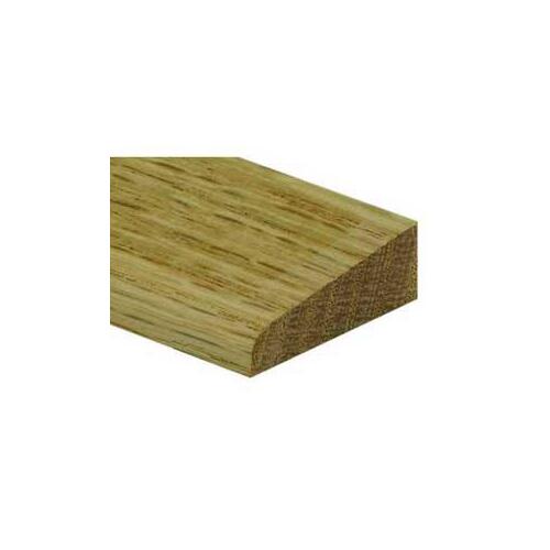 SHUR-TRIM FW3800NAT03 Tile Reducer, 3 ft L, 1-5/16 in W, 3/8 in Thick, Hardwood, Natural Oak