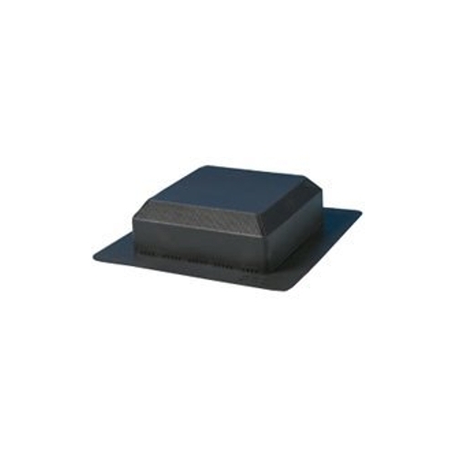 Roof Vent, 18.18 in OAW, 50 sq-in Net Free Ventilating Area, Polypropylene, Black