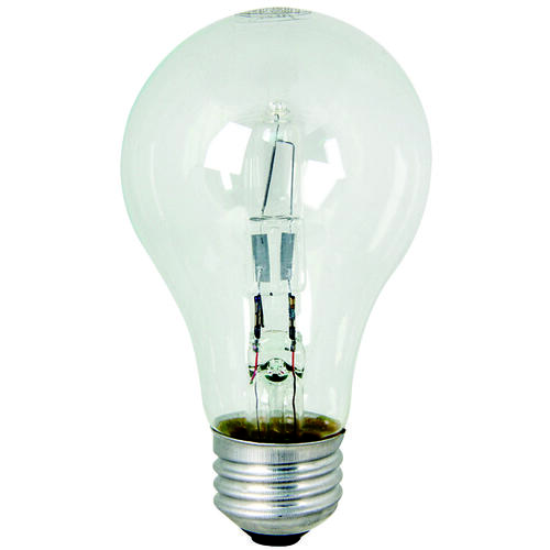 Halogen Bulb, 53 W, Medium E26 Lamp Base, A19 Lamp, Soft White Light, 1050 Lumens - pack of 2