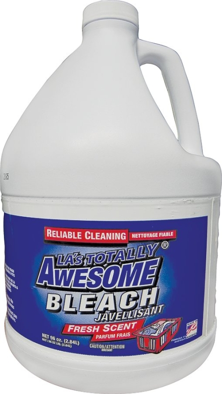 LA's TOTALLY AWESOME 094 Bleach, 96 oz Bottle, Liquid, Fresh Floral