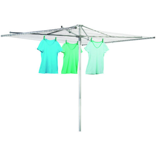 Honey-Can-Do DRY-09487 DRY-02201 Umbrella Clothes Dryer, 72 in L, Steel