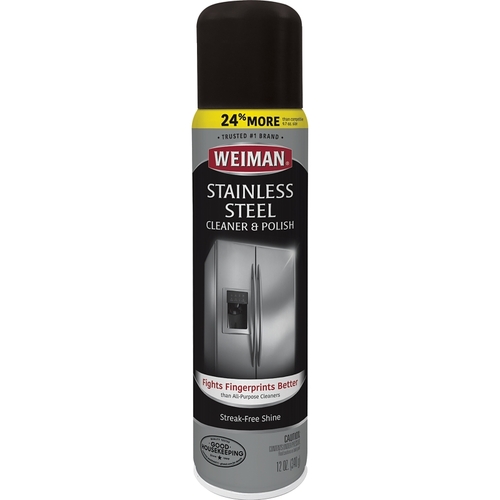 Weiman 02A 2 Cleaner and Polish, 12 oz Aerosol Can, Emulsion, Floral, White