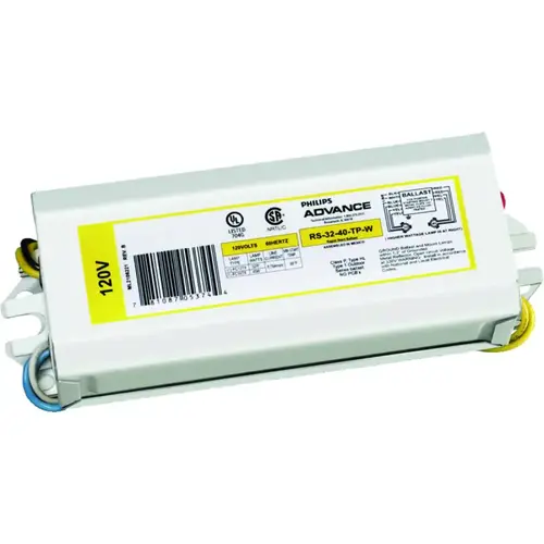 Philips Advance RS3240TPWI Magnetic NPF Magnetic Ballast, 120 V, 56 W, 2-Lamp