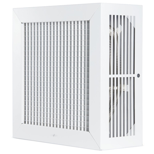 Uniwatt UCG4002W UCG Series Electric Fan Heater, 16.7 A, 208/240 V, 3000, 4000 W, 13,650 Btu, 400 sq-ft Heating Area White