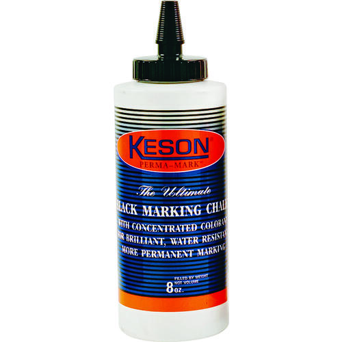 KESON LLC PM8BLACK PROCHALK Series Marking Chalk Refill, Black, Permanent