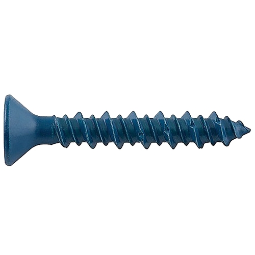 UltraCon+ Series Concrete Screw Anchor, 1/4 in Dia, 4 in L, Carbon Steel, Zinc Stalgard - pack of 100