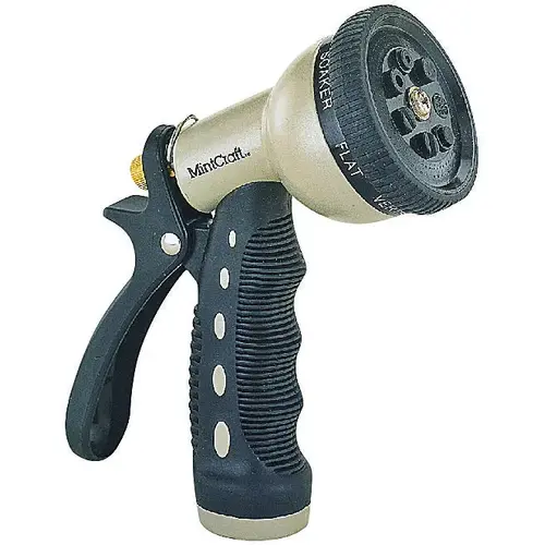 Spray Nozzle, Female, Metal, Black