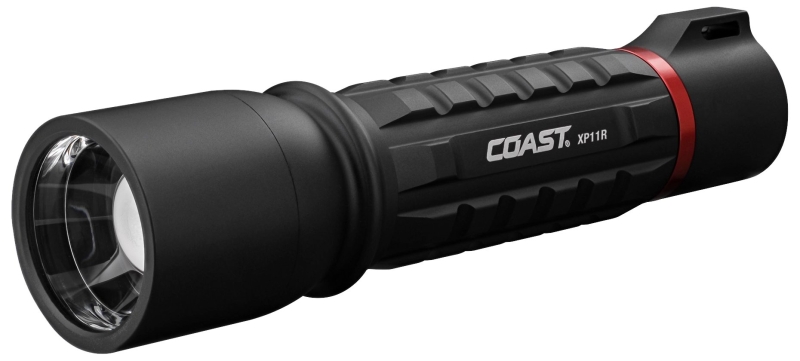 COAST XP11R XP Series Rechargeable Flashlight, AAA Battery, Alkaline Battery, LED Lamp, 2100 Lumens Lumens, Black