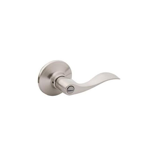 EPIC Series Privacy Arc Lever Set, Metal, Satin Nickel