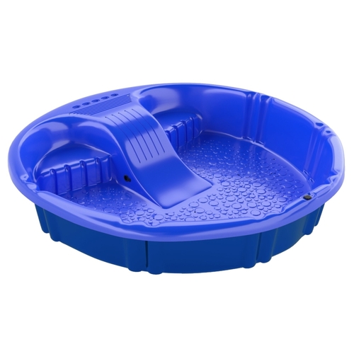 Slide Pool, 60 in Dia, Polyethylene, Blue