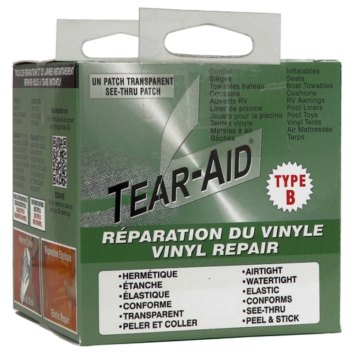 Tear-Aid D-ROLL-B04-20 Vinyl Repair Kit, B, Green
