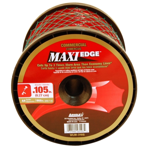 Arnold Xtreme WLX-3105 Professional Trimmer Line Spool, 0.105 in Dia, 660 ft L, Monofilament