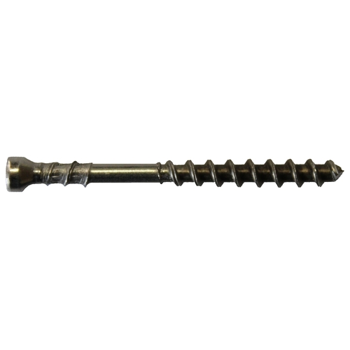 Deck Screw, 2-3/8 in L, Star Drive, Stainless Steel