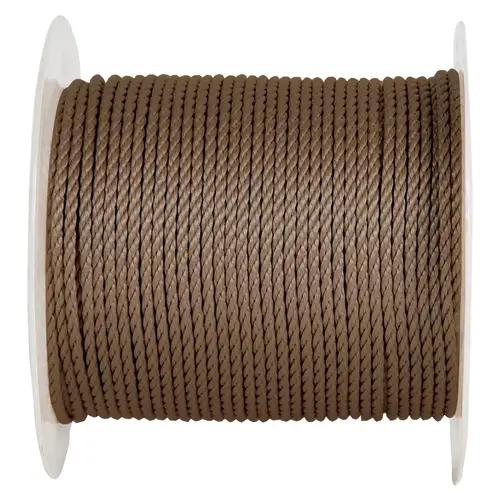 Lehigh 5010845 ROPE TWST POLY TAN 1/4INX600FT