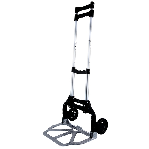 Cart, 150 lbs, 15-1/8 in L Platform, 11 in W Platform, 2-Wheel, Aluminum - pack of 6