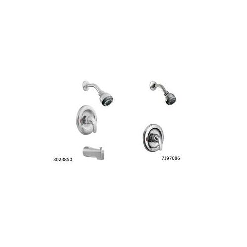 Moen L82839 Adler Series Tub and Shower Faucet, 1.75 gpm Showerhead, 1 ...