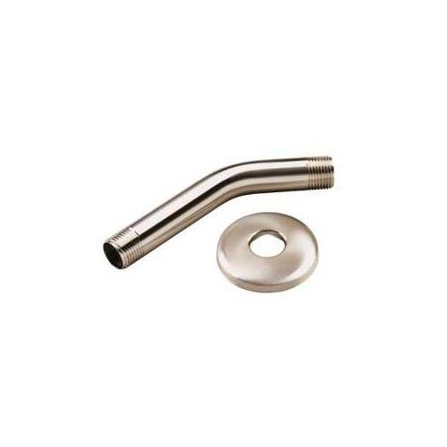 Moen M1701 M-Line Series Shower Arm and Flange, Brass, Brushed Nickel