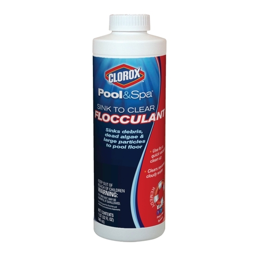 59032CLX Flocculant Pool Clarifier, 32 oz, Liquid, Odorless, Purple