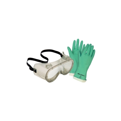 Safety Works SWX00137 Gloves and Goggles Kit, Clear