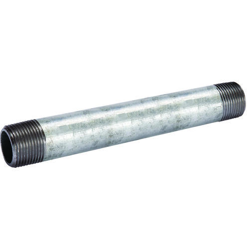 Pipe Nipple, 3 in, Threaded, Steel, SCH 40 Schedule, 8 in L