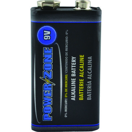 Battery, 9 V Battery, Alkaline, Manganese Dioxide, Potassium Hydroxide and Zinc - pack of 15