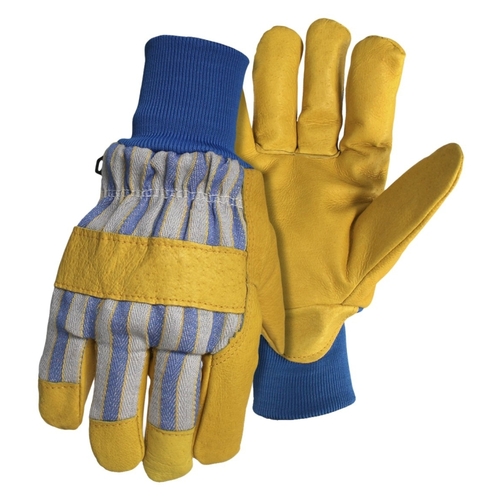 Boss 97900/M 4341M Gloves, M, Wing Thumb, Knit Wrist Cuff, Cotton Back, Polyester Lining