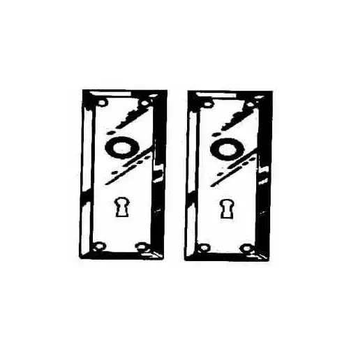 Kaba Ilco 213-04-51 Trim Plates Satin Brass Finish