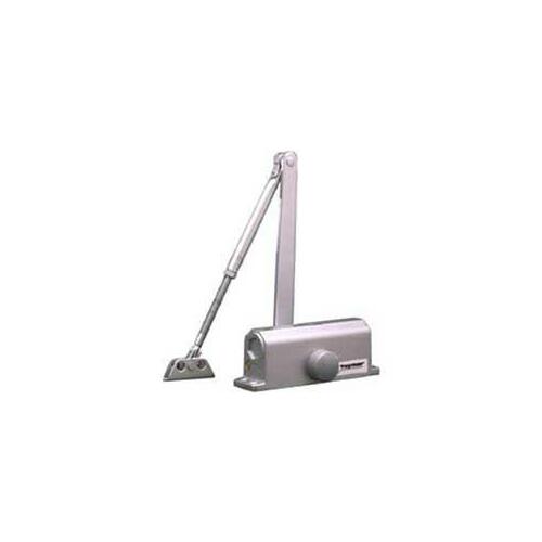 TAYMOR 13-553APAL 550 Series Door Closer, Non-Handed Hand, Automatic, Left, Right Door Opening, Aluminum, 88 to 144 lb