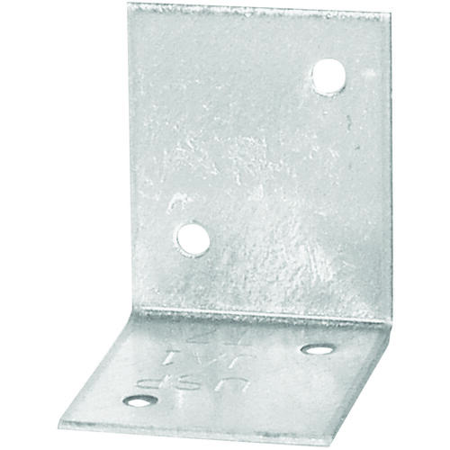 Framing Angle, 1-1/2 in W, 1-1/2 in D, 1-1/4 in H, Steel, Zinc - pack of 100