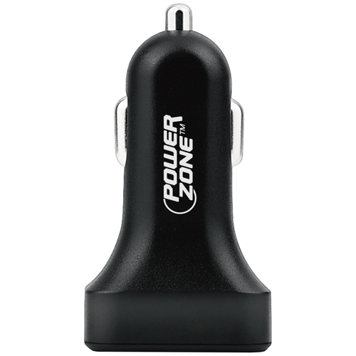 Dual USB Car Charger, Black