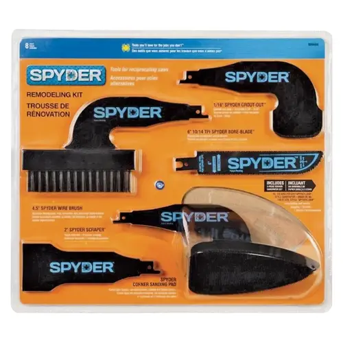 Spyder 900404 Remodeling Kit, Black, For: Reciprocating Saw